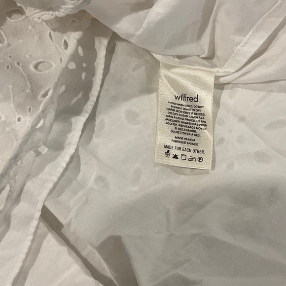 Wilfred White Eyelet Mini Dress - Picture 11 of 11